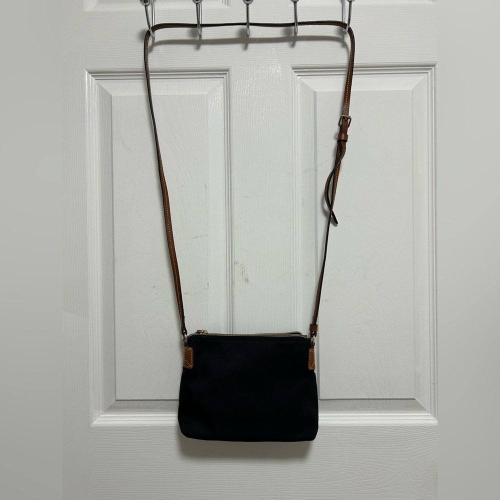 Dooney & Bourke Black and Brown Crossbody Bag - Picture 5 of 5